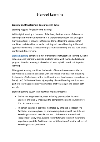 blended learning