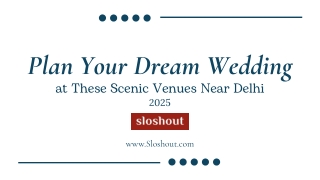 Wedding Venues in Delhi: Banquets, Farmhouses, and Lawns