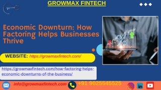 Economic Downturn How Factoring Helps Businesses Thrive