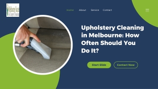 Upholstery Cleaning in Melbourne How Often Should You Do It