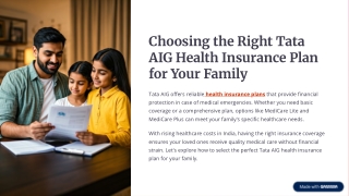 Tata AIG Health Insurance Explained: Coverage, Features & Plans