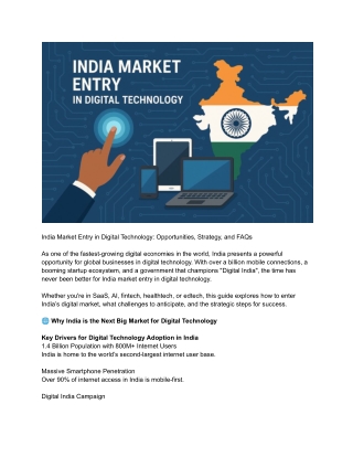 India Market Entry in Digital Technology_ Opportunities, Strategy, and FAQs