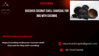 Discover Coconut Shell Charcoal for BBQ with CocoBBQ