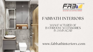 Manufacturer of Bathroom Accessories in Jamnagar
