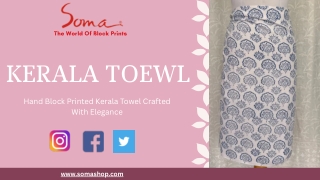 Kerala Towels for Adults – Ethnic Comfort Online