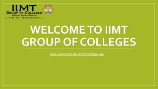 IIMT Group of Colleges – Among the Best 3-Year LLB Colleges in Delhi NCR