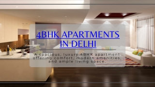 Affordable 4BHK Apartments in Delhi | My Property Fact Deals