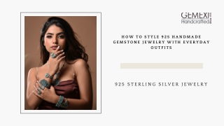 How to Style 925 Handmade Gemstone Jewelry with Everyday Outfits