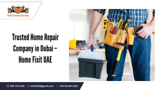 Trusted Home Repair Company in Dubai – Home Fixit UAE