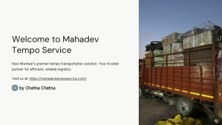welcome to mahadev tempo service