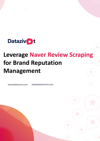 Leverage Naver Review Scraping for Brand Reputation Management - Copy
