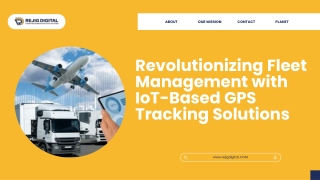 Revolutionizing Fleet Management with IoT-Based GPS Tracking Solutions