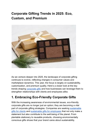 Corporate Gifting Trends in 2025_ Eco, Custom, and Premium