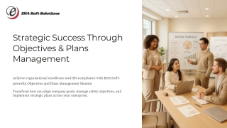 Effective Objectives and Plans Management for Strategic Success