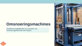 Omsnoeringsmachines.