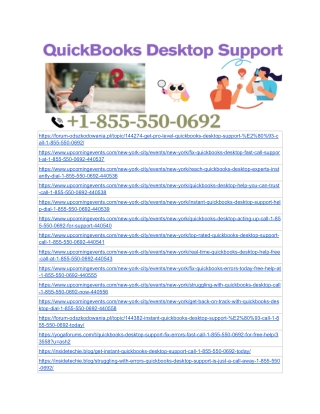 QuickBooks Desktop Support You Can Trust – Free Expert Fix at  1-855-550-0692
