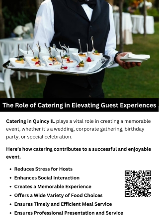 The Role of Catering in Elevating Guest Experiences
