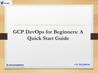gcp devops for beginners a quick start guide