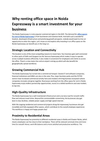 Let's Connect | Premium Office Space on Noida Expressway