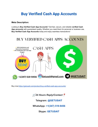 Can I trust buying verified Cash apps accounts?