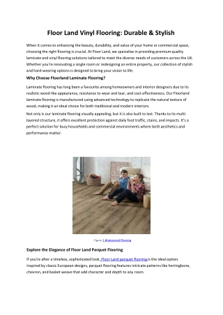 Floor Land Vinyl Flooring