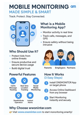 Best Mobile Monitoring App – Track Calls, Messages & Location  ONEMONITAR