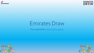 Emirates Draw PPT 63