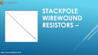 Shop Stackpole Electronics Inc.-JW60ZT0R00 Stackpole Wirewound Resistors – High Precision & Reliabil