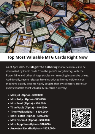 Top Most Valuable MTG Cards Right Now