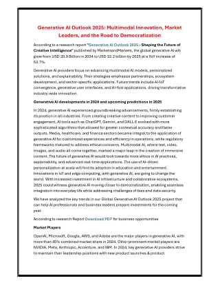 Generative AI Outlook 2025 Global Report Size