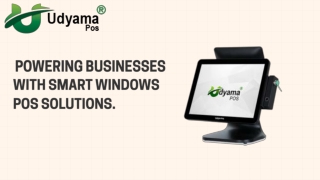 Windows pos machine