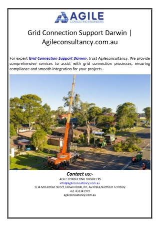 grid connection support darwin agileconsultancy