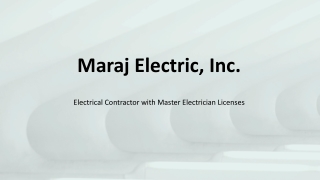 Maraj Electric, Inc. - Where Innovation Meets Electrical Integrity