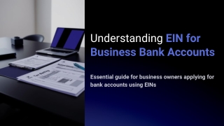 EIN for Business Bank Accounts