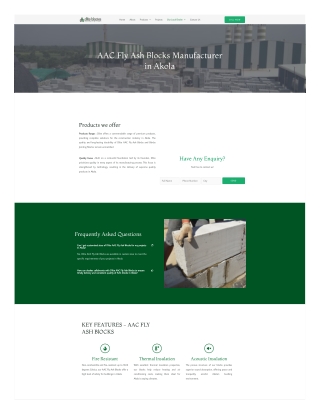 AAC Fly Ash Blocks Manufacturer in Akola