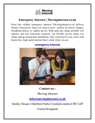 emergency internet movinginternet co uk