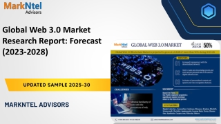 Global Web 3.0 Market Research Report: Forecast (2023-2028)