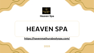 Body Spa In Mathura | Havenmathurabodyspa.com