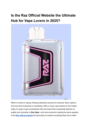 is the raz official website the ultimate