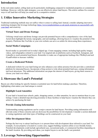 5 Creative Ways to Attract Land Buyers