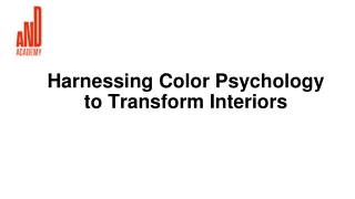 Harnessing Color Psychology to Transform Interiors