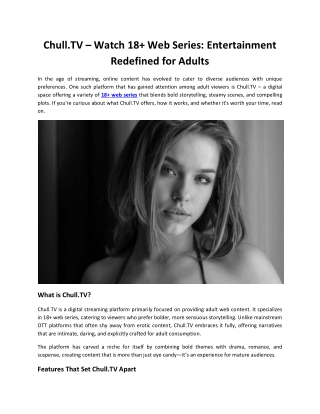 Chull.TV – Watch 18  Web Series Entertainment Redefined for Adults