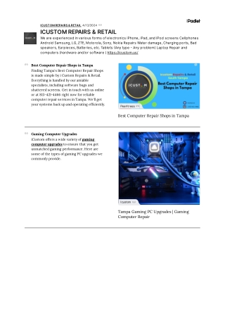 Best Computer Repair Shops in Tampa
