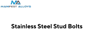 Stainless Steel Stud Bolt Manufacturers