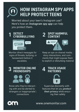 How Instagram Spy Apps Help Protect Teens | OneMonitar