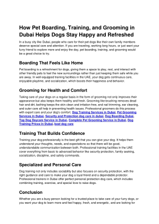 most trusted dog