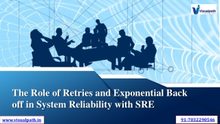 Best SRE Course - SRE Online Training Institute in Hyderabad