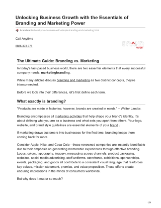 brandwar.in-Unlocking Business Growth with the Essentials of Branding and Marketing Power (1)
