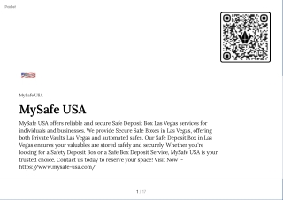 Safety deposit box