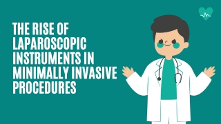Green And White Illustrative Medical Healthcare Presentation
